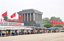 Hơn 63 nghìn lượt người vào Lăng viếng Bác dịp nghỉ Lễ 30/4 và 1/5